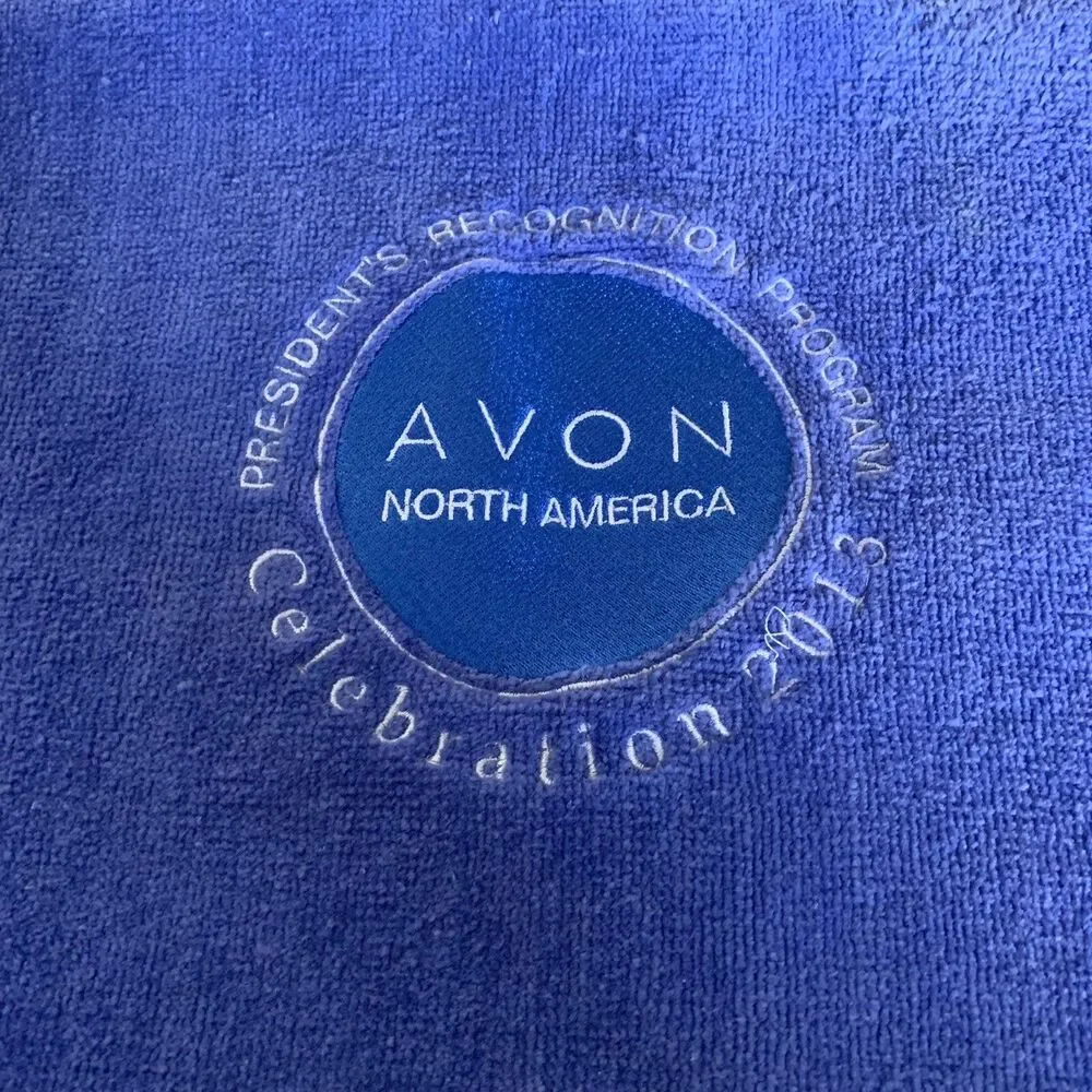 Diplomat North America 2013 Avon Celebration Gift Large Beach Towel Blue NWT